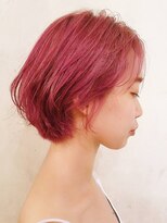 ブロック ジャポン(bloc japon)&nbsp;チェリーレッド×ダークレッドで魅せるモードフェミニンボブ