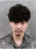 【黒髪◎】強めスパイラルパーマ×重めマッシュ