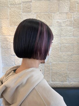 ヴァン カウンシル 川口店(VAN COUNCIL) ピンクバイオレットインナーボブ【東川口　ブリーチ】