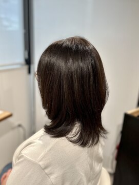 ソイクフ 四条大宮店(SOY-KUFU) レディース30代40代◎似合わせカットイメチェンオリーブグレー