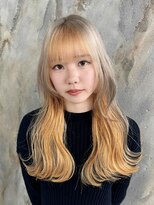 モニカ 栄店(MONIQA)&nbsp;オレンジ×ホワイトベージュ