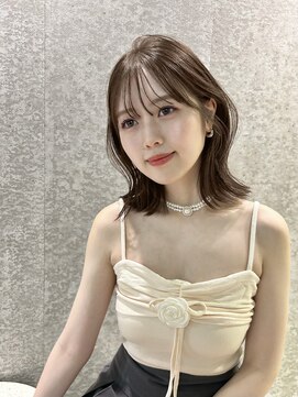 グロー 大宮(GLROW) ▲前髪顔まわりボブレイヤーボブ顔まわり縮毛矯正haruhi
