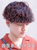 ブレイズ(BLAZE)&nbsp;波巻きスパイラルパーママッシュ黒髪