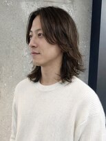 オルカ(ORCA)&nbsp;men's/ニュアンスパーマ/リバースセンターパート/眉毛/新宿