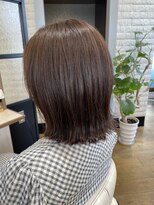 シュヴー 築地(CHEVEUX)&nbsp;お手入れ簡単外ハネ切りっぱなしロブ