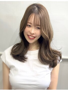 エル セルカ 高田馬場(el CERCA) レイヤー×くびれ巻き×透明感シアーベージュ