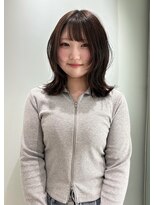 ラパンセ ブラン(LA PENSEE BRUN)&nbsp;くびれミディアムレイヤー