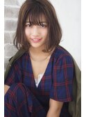 切りっぱなしボブもワンレンボブも大人かわいい斜めバングボブ