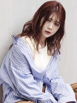 ヘアー アイス ルーチェ(HAIR ICI LUCE) レッド パープル 無造作 ストリートヘア