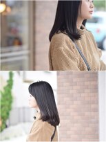 ヘアースイッチ(HAIR SWITCH)&nbsp;清潔感あふれる黒髪ストレートヘア♪