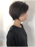 柔らかグレージュエアリーショートボブ【広尾・恵比寿】担当濱口