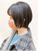 【morio熊本】ナチュラルストレート×黒髪ショート.k