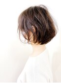 【パーマ】ボブにパーマでキレイなシルエットデザイン