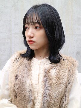 ダヴィン 中目黒(DaVin) 【DaVin中目黒】くびれボブ　ブルーブラック