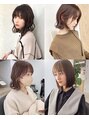 センドバイヘア(send by HAIR) 前下がりボブはお顔周りが長く残るので骨格補正もできて可愛い！