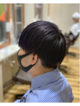 クリック ヘアスタジオ 富士見台店(CLiC Hair Studio) [クリック 大内]ダークバイオレット×ショートマッシュ