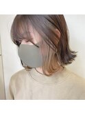 ナチュラルベージュインナーカラー♪