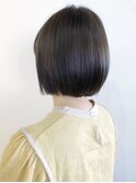 大人ミニボブ☆やわらかストレート/お手入れ簡単ヘア