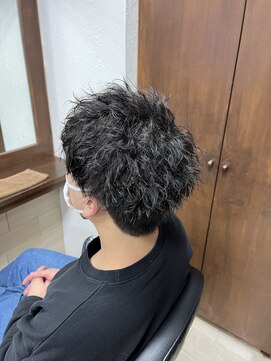 オムヘアー (HOMME HAIR) 【HOMME HAIR 佐藤】 ツイストスパイラルパーマ スタイル