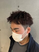 メンズサロンドットリアン(dot. lien) メンズショートアップバングメンズソフトツイストパーマ