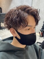 アンディ 御堂筋なんば店(ANDY)&nbsp;メンズ/前髪かきあげ/カット/パーマ/ピンクブラウン