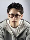 メンズショート×ツーブロックパーマ