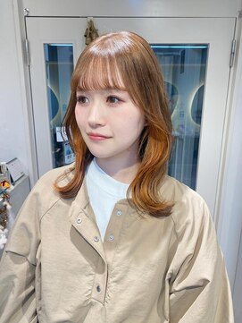 テトラ バイ ネオリーブ 横浜西口店(tetra by neolive) ＊オレンジベージュカラー＊[横浜/デザインカラー]