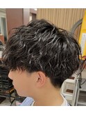 波巻きスパイラルパーマ