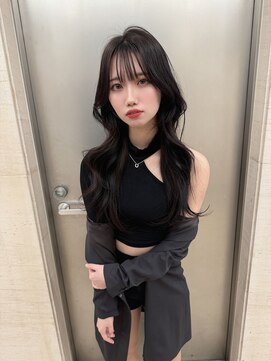 アンジェリカラボ 梅田店(ANGELICA LABO) 女神レイヤー×トレンド×似合わせ×韓国×グレーブラック♪川又