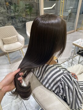 ゼスト フィーノ(ZEST fino) 【橋本姫奈】オリーブベージュ×髪質改善トリートメント