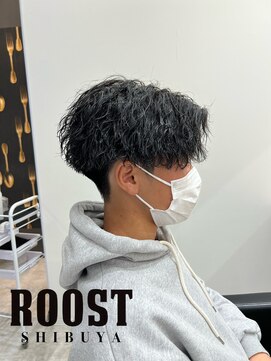 ルースト 渋谷店(ROOST) ツイストスパイラルパーマセンターパート