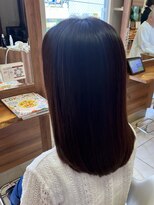 ファーレンピュア(FAHREN PURE) イルミナカラー/縮毛矯正/髪質改善/ピンクブラウン