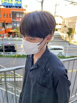 アイズ 海老名(AIZU) メンズマッシュ ナチュラルマッシュ ブラウンカラー 眉毛