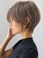 ラフ 新宿(Laff)&nbsp;ショートボブ×ショコラアッシュ【束感/ヘルシースタイル/新宿】