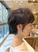 ウェーブミディアム似合わせカットメルティカラーショート/大宮