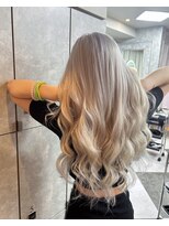 ガルボヘアー 心斎橋店(garbohair) 10代20代ホワイトカラーハイトーンケアブリーチギャル