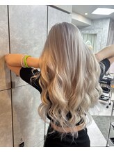 ガルボヘアー 心斎橋店(garbohair) 10代20代ホワイトカラーハイトーンケアブリーチギャル