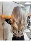 10代20代ホワイトカラーハイトーンケアブリーチギャル