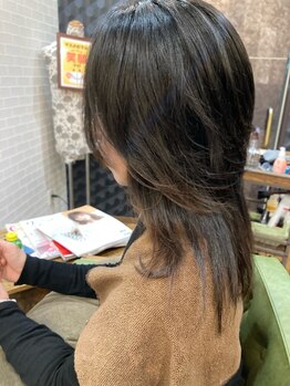 メーデプランタン(Mer de printemps)の写真/接客・髪型どちらも妥協したくない大人女性にマンツーマンでゆったり落ち着いた空間で至福のひと時を…*