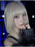 ボブカット/ハイトーン/デザイン/ワンホン【レイヤー/渋谷】
