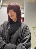 ヴァイス 新宿店(VAICE) ブリーチなしボルドーからー