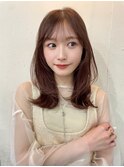 大人可愛いミディアムレイヤー