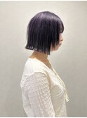 ボブ/ラベンダーカラー