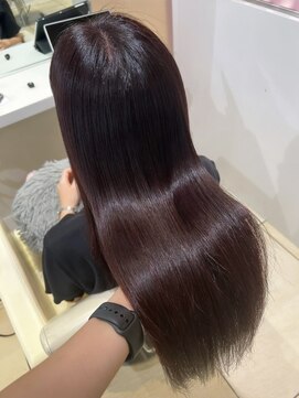 ユーフォリア 池袋東口駅前店(Euphoria) 【Euphoria/Miku】艶カラー/暖色カラー/トリートメント/韓国ヘア