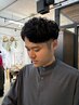 【全員／吉丸指名】メンズカット+ケアパーマ￥15500