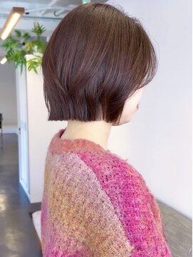 レイヤーボブ/レイヤー/韓国ボブ/20代/30代/40代/透明感カラー