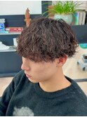 横浜波巻きパーマツイスパツイストスパイラルパーマ緩め弱め30代