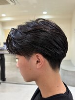 ニコ トウキョウ ヨコハマ(nico)&nbsp;メンズセンターパートウルフセンターパートニュアンスパーマ襟足