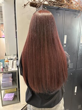 ラック 表参道(LUCK) ワインレッド/ケアブリーチ/ブリーチ/表参道/原宿