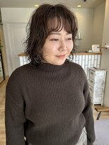 アンレッグス(ann LEGS)&nbsp;ウルフパーマ／おしゃれパーマ／楽ちんスタイル／20代30代